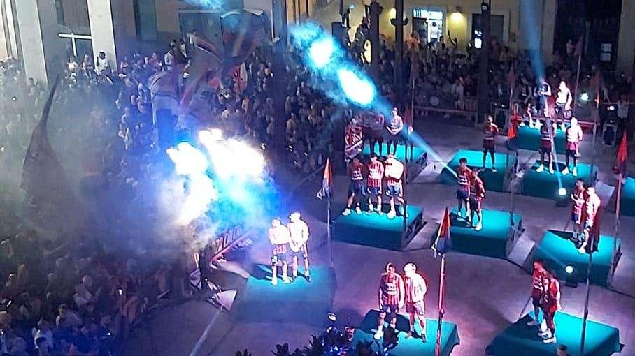 Il Potenza si è presentato alla città nello scenario di Piazza Mario Pagano