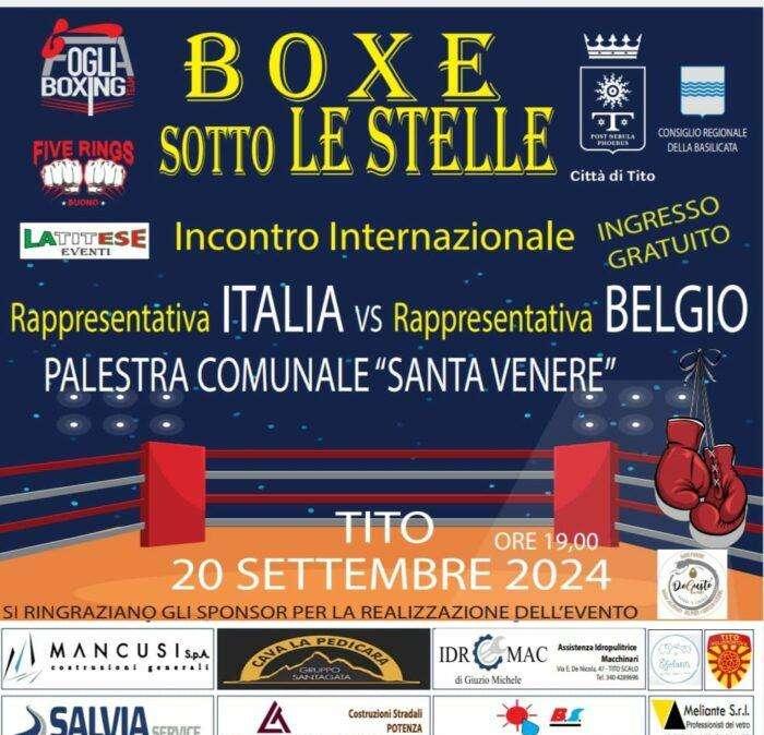 La grande Boxe di scena a Tito