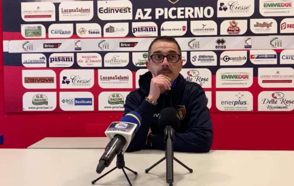 Az Picerno, mister Longo: "Dopo aver raggiunto l’obiettivo salvezza bisogna festeggiarlo e poi si penserà a fare meglio ancora"