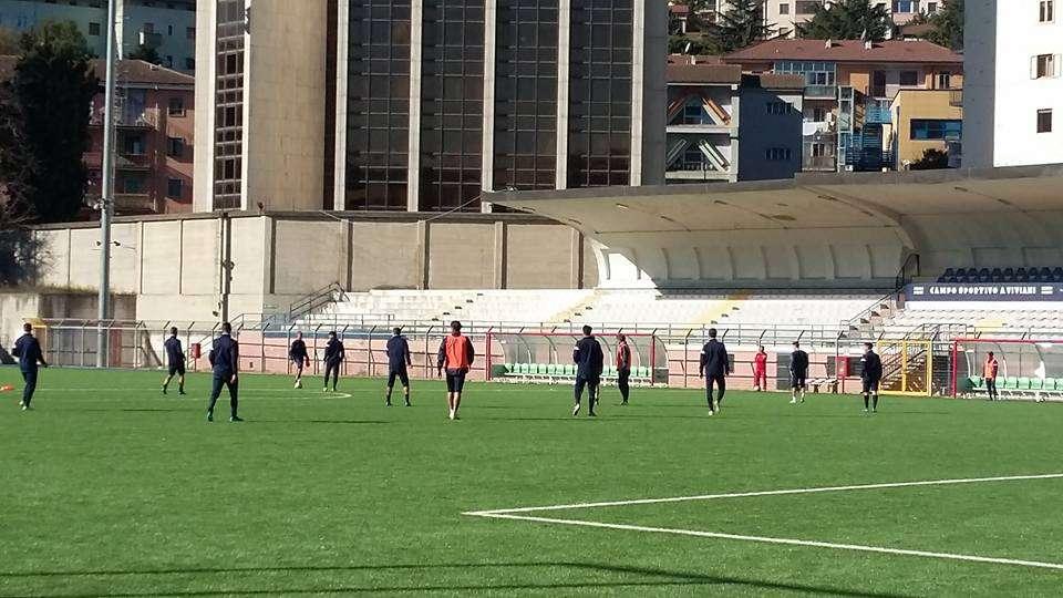 Il Potenza torna al lavoro in vista del derby col Francavilla...