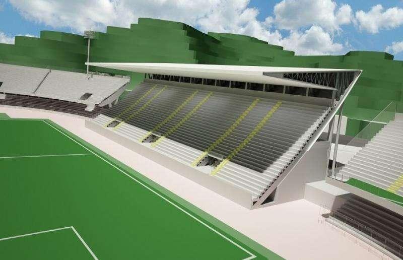 La Casertana ha presentato il progetto per il nuovo stadio.