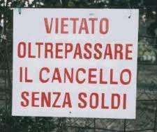 Senza soldi non si cantano messe...