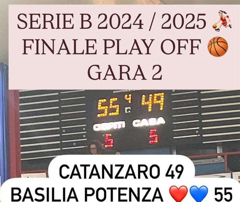 Basket, colpo Basilia a Catanzaro e serie in pareggio