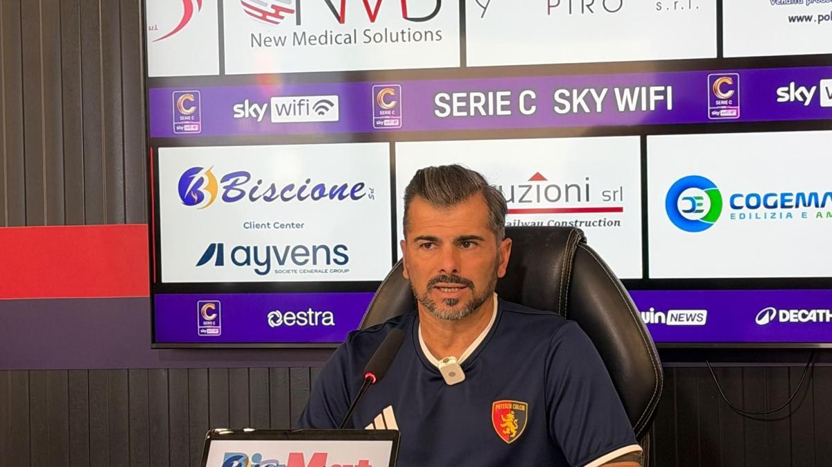 Potenza, il tecnico Tisci: "Ci sarà da battagliare ma il nostro pubblico rappresenterà un fattore importante"