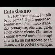 Servirebbe più entusiasmo...