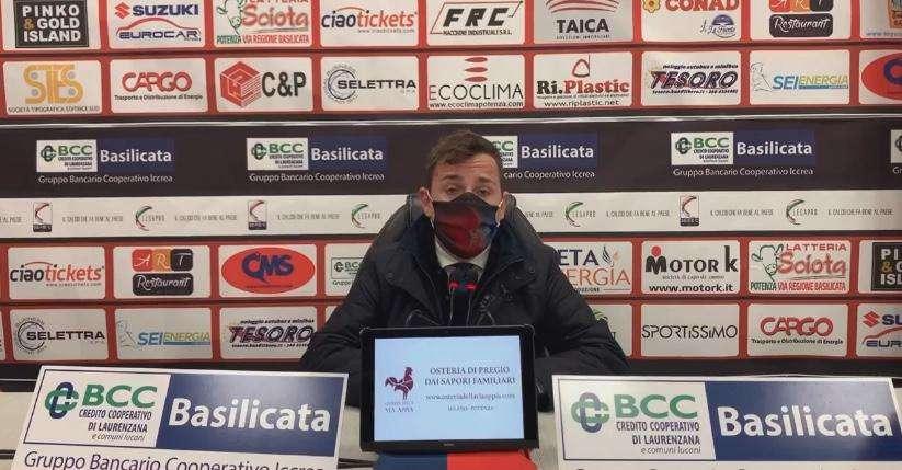 Le parole del DG del Potenza Scalese: "Mercoledì a Monopoli sarà una finale"