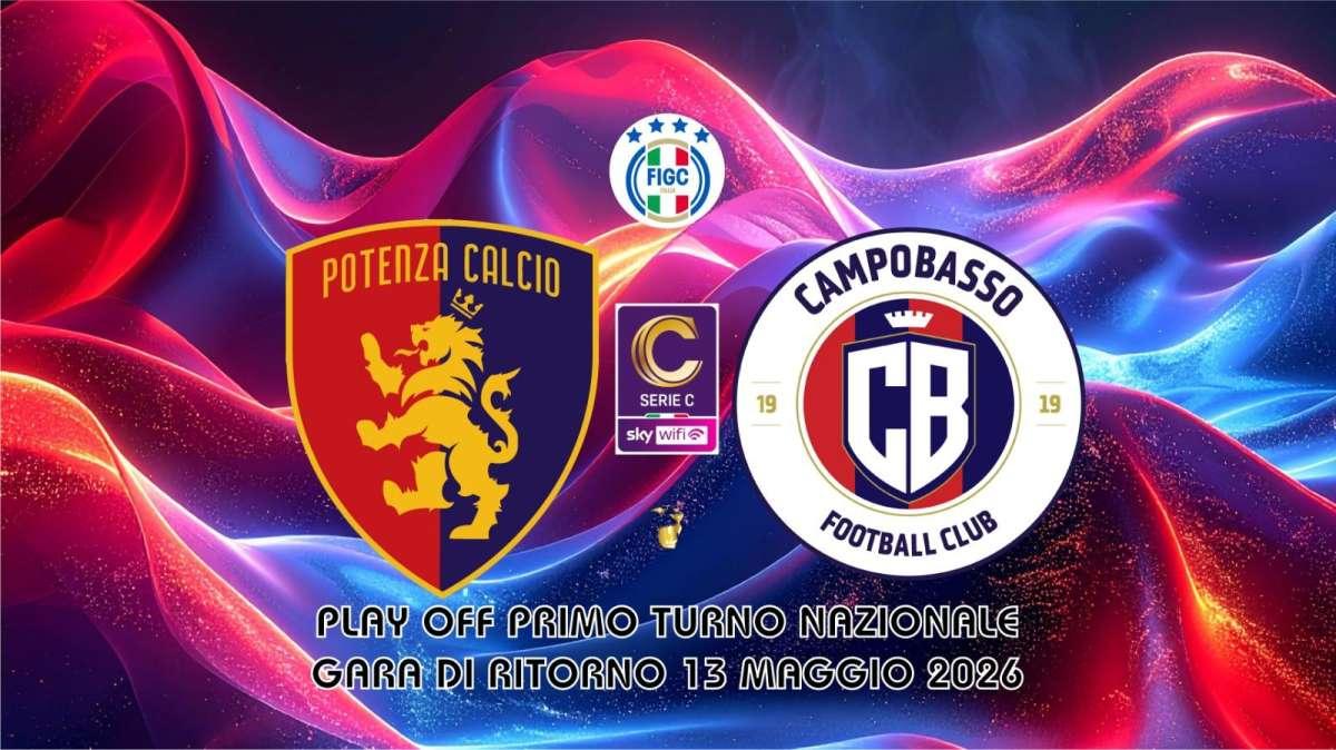 POTENZA-CAMPOBASSO, le formazioni ufficiali