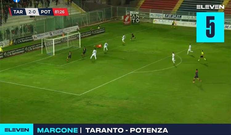 Top 10 Parate, c'è il miracolo di Marcone in Taranto-Potenza