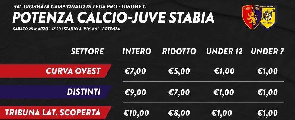 Potenza-Juve Stabia, parte l'iniziativa #TuttialViviani 