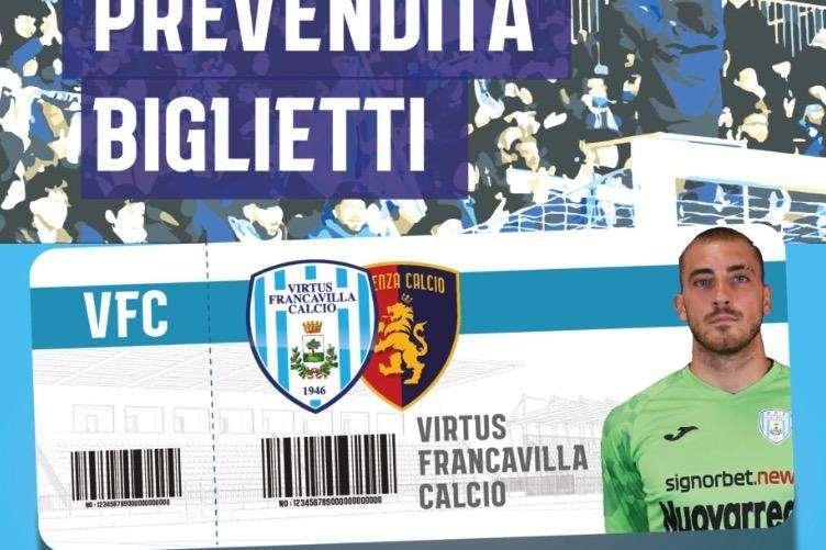 Partita la prevendita per Virtus Francavilla-Potenza
