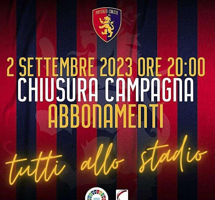 Potenza, ecco quanti abbonamenti sono stati sottoscritti fino ad oggi
