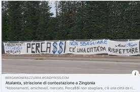Clamoroso ma non troppo, i tifosi dell'Atalanta contestano il presidente Percassi!