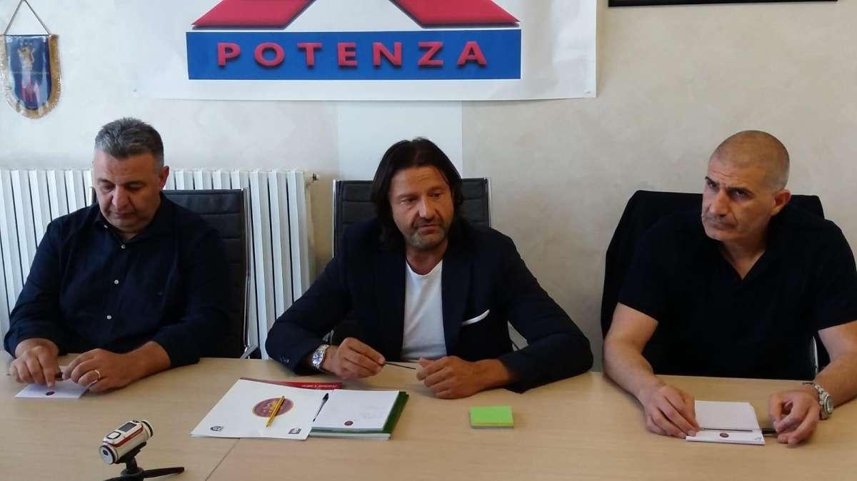 La conferenza stampa del Potenza Calcio...