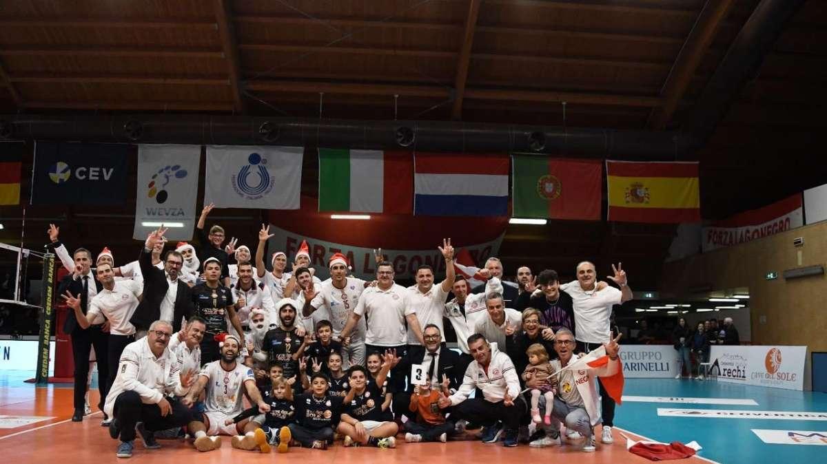 Volley A2, la Cave del Sole chiude il girone di andata con una vittoria