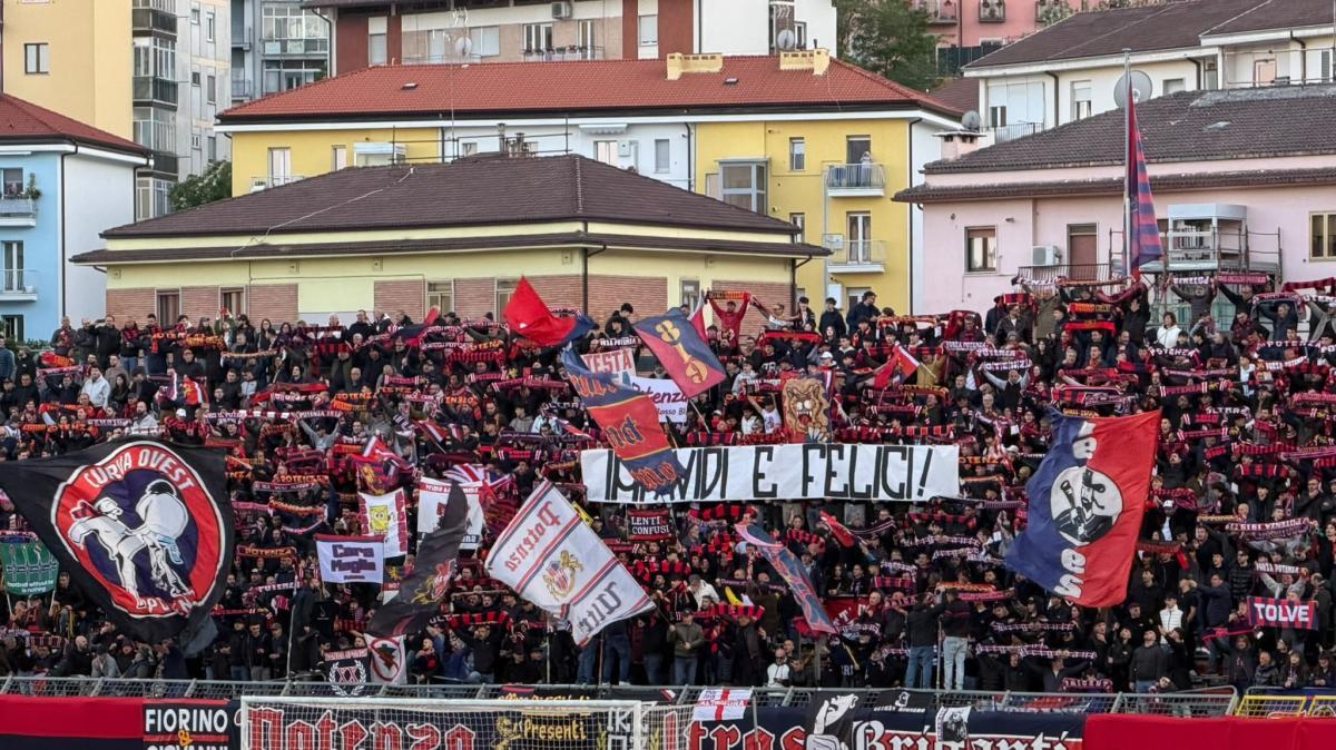 Barletta-Potenza, ecco il dato finale della prevendita per il settore ospiti