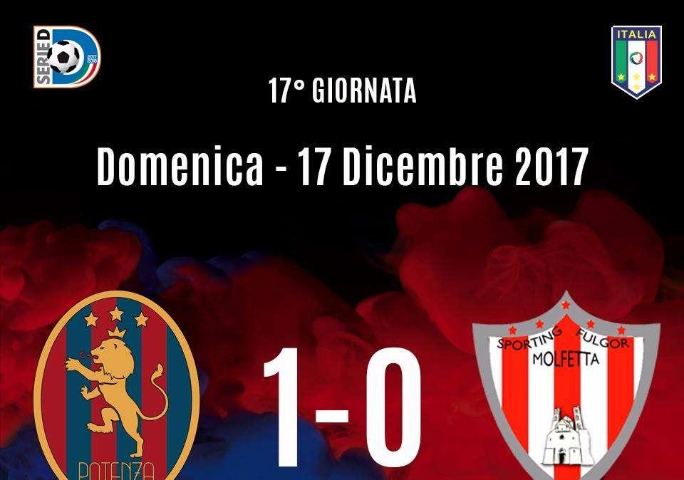 Il Potenza batte il Molfetta pur non brillando...
