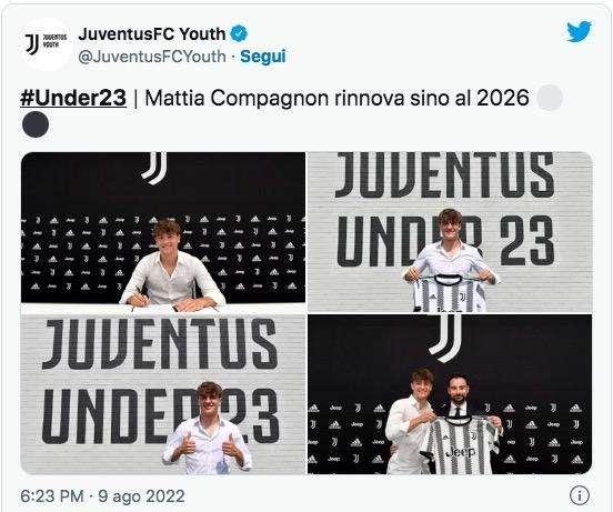 L'ex rossoblu Compagnon blindato dalla Juventus 