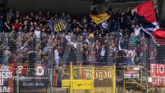 Salernitana-Potenza, vietata la trasferta ai tifosi rossoblù