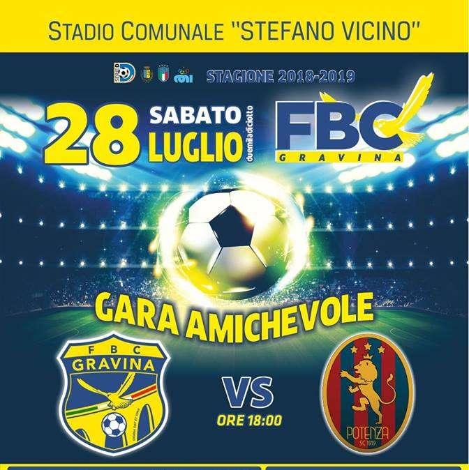 Sabato andrà in scena Gravina-Potenza: info biglietti.