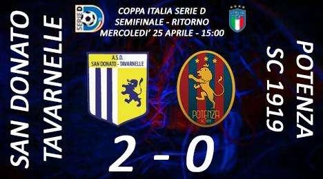 San Donato Tavarnelle-Potenza: 2-0... il tabellino del match