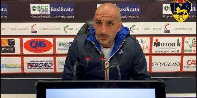 Taurino allenatore Viterbese:"A Potenza la mia squadra ha dimostrato di avere un'anima"