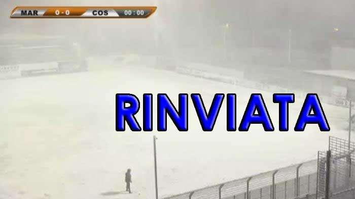 Picerno: rinviata anche la gara di domenica contro l'Agropoli.