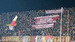I tifosi del Benevento "avvertono" i materani...