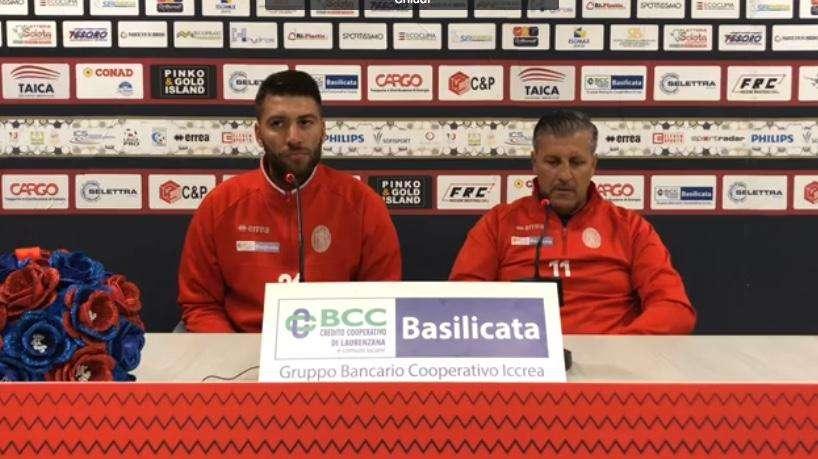 La conferenza stampa pre Avellino di Mister Trimarchi e Mister Leonetti