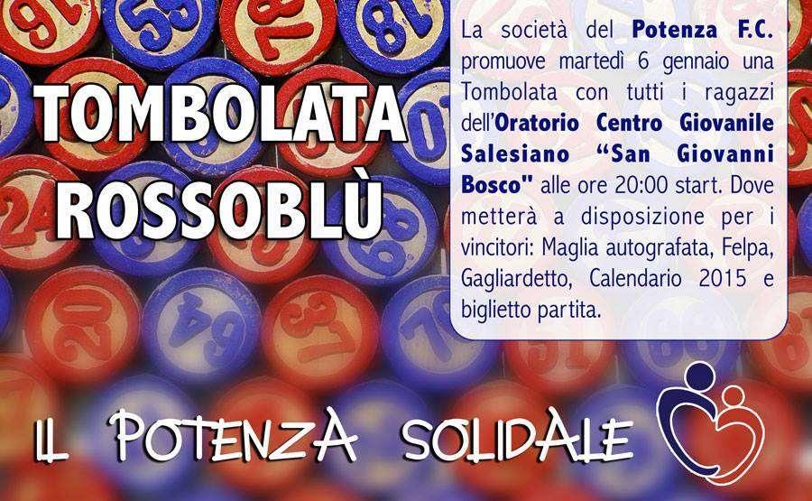 Tombolata Solidale per il Potenza.