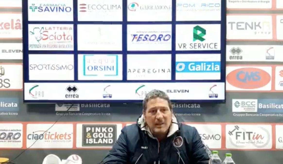 Potenza, mister Trocini: "Monterosi squadra difficile, ma andremo lì per fare risultato"