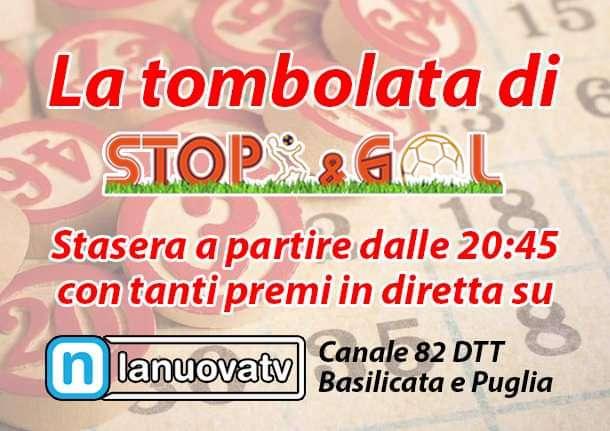 Questa sera su La Nuova TV la "Tombolata di Stop&Gol" 