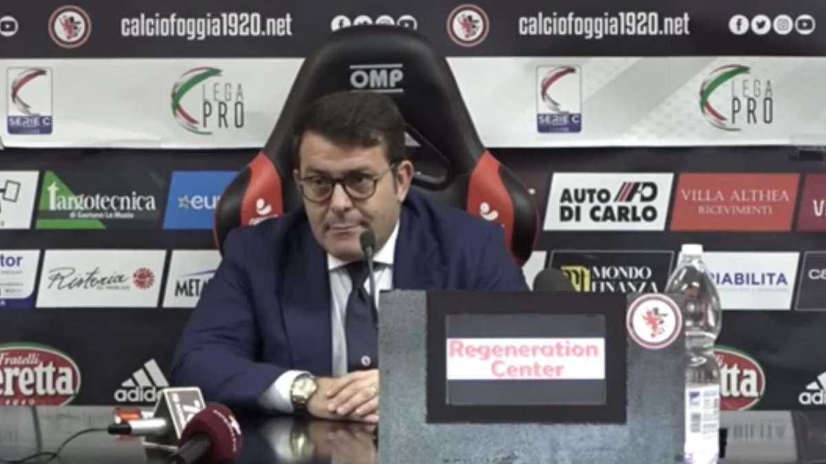 Foggia, la gioia di patron Canonico: "Siamo tra le prime quattro ma vogliamo di più"