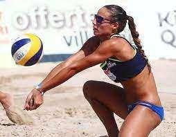 La figlia di un ex calciatore del Milan ha ben figurato nel Golden Gala di Beach Volley che si è svolto a Potenza