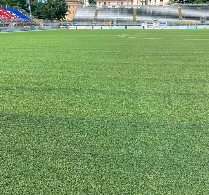 Stadio Viviani, completata la manutenzione del manto di gioco