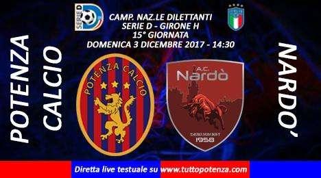 Potenza-Nardò in diretta su TuttoPotenza.com