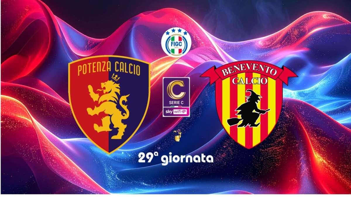 POTENZA-BENEVENTO, le formazioni ufficiali