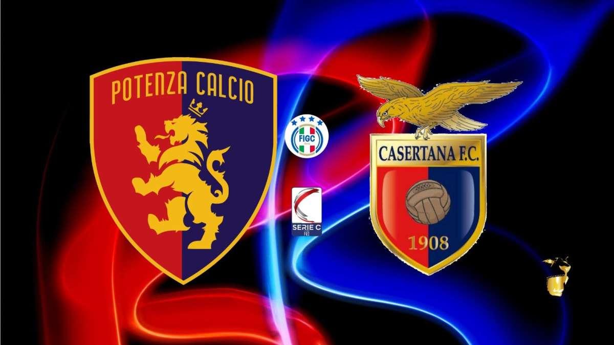 POTENZA-CASERTANA, le formazioni ufficiali