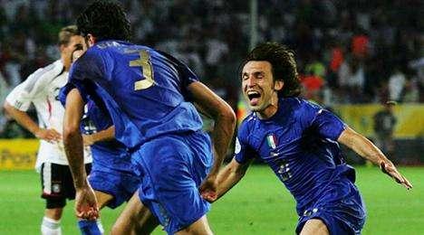 La gioia di Grosso e Pirlo