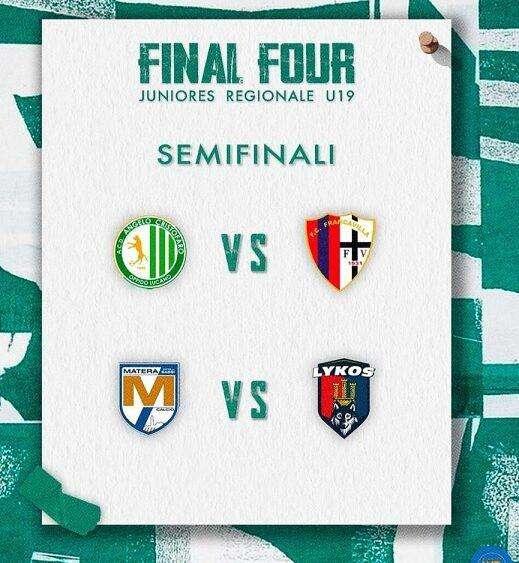Calcio, final four juniores regionale under 19, sorteggiate le semifinali