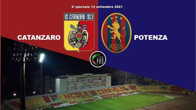 CATANZARO-POTENZA 1-1, formazioni e tabellino live
