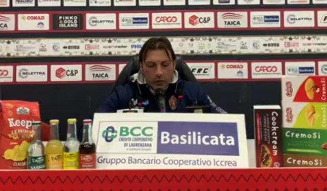 La conferenza stampa di mister Raffaele dopo Potenza-Rende