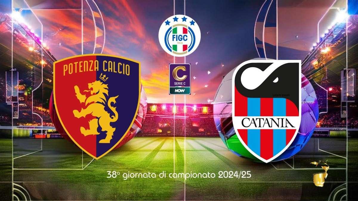 Potenza-Catania 1-2. Rossoblù ai playoff contro il Picerno