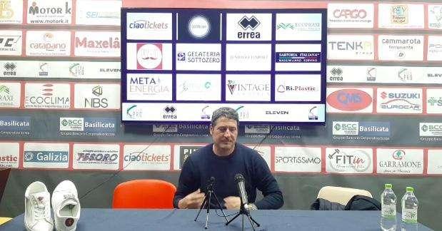 Potenza, mister Trocini: "Una vittoria importantissima perché ci permette di respirare e lavorare meglio"