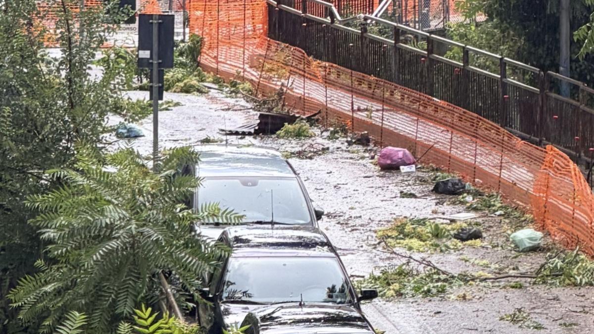 Nubifragio su Potenza: forte pioggia e vento, diversi interventi dei Vigili del Fuoco