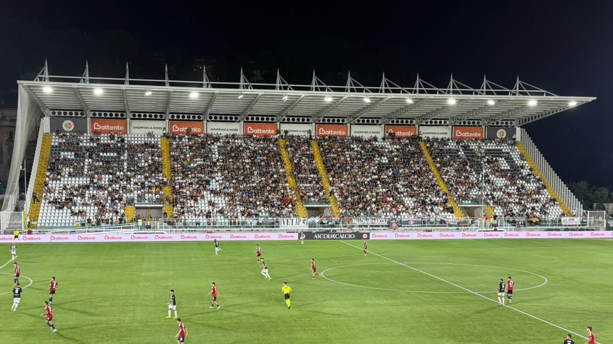 Ecco quanti spettatori hanno assistito al match tra Ascoli e Potenza