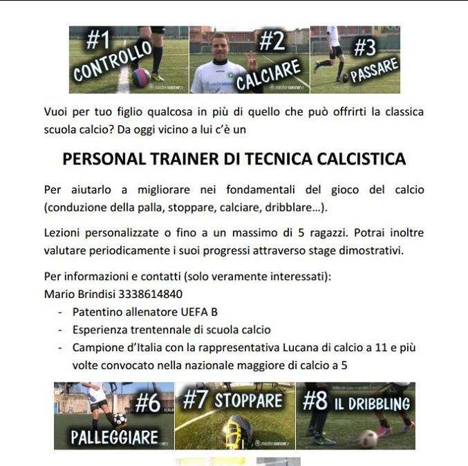 Ecco il Personal Trainer di Tecnica Calcistica...