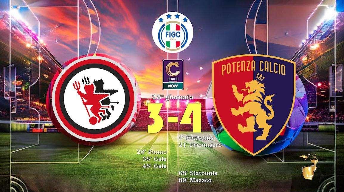 Il Potenza fa sua una partita incredibile