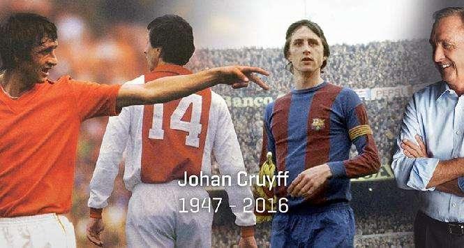 Si è spento Johann Cruyff: addio all'Olandese volante. Fu l'inventore del "calcio totale...".
