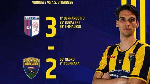 Viterbese, prossima avversaria del Potenza, battuta dalla Vibonese