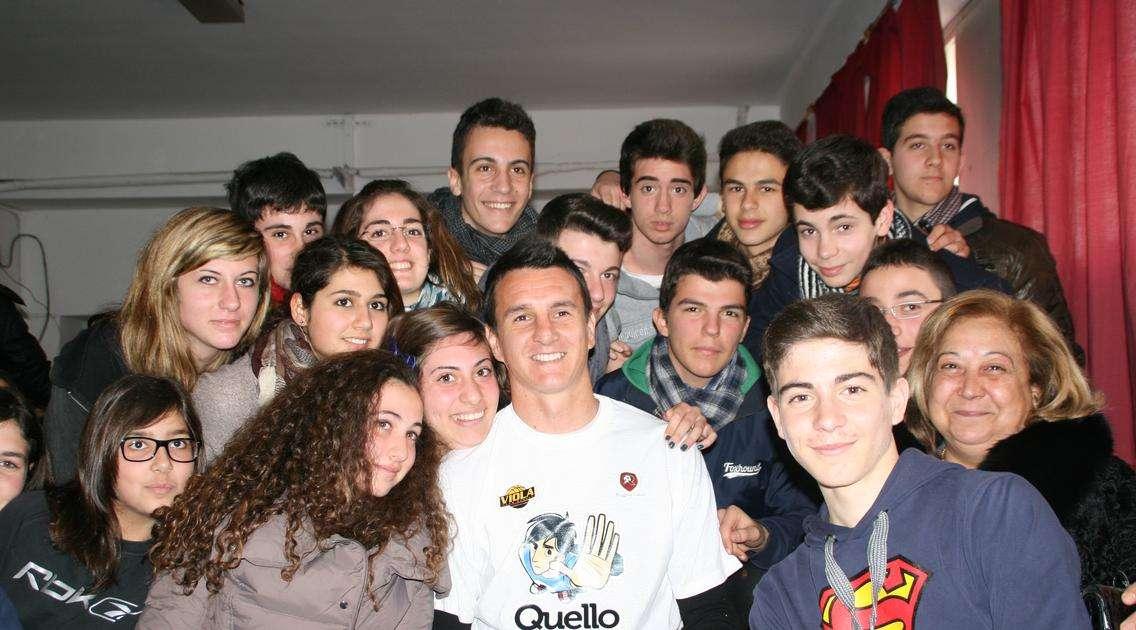 INIZIATIVE REGGINA CALCIO - Emerson incontra gli studenti della scuola "Da Feltre" per il seminario "Quello che non ho"